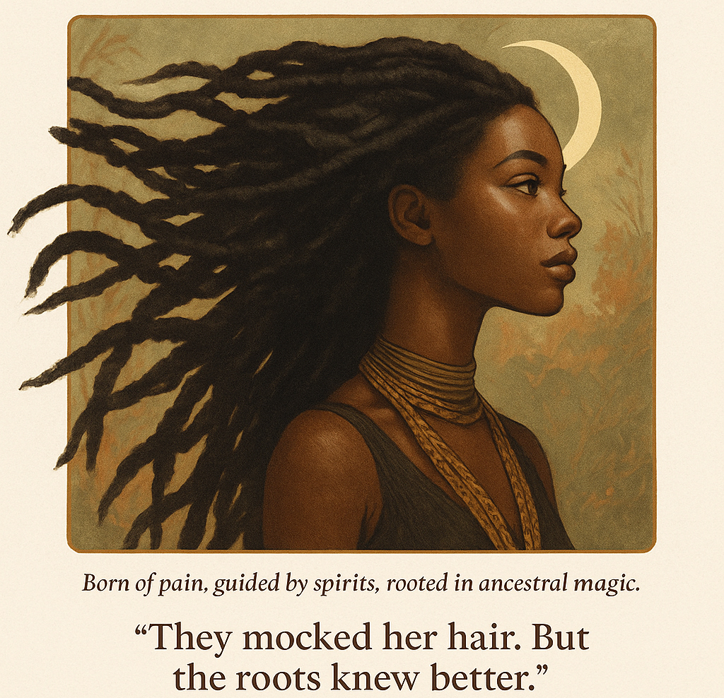 Bayou path with fireflies and a small vial of oil